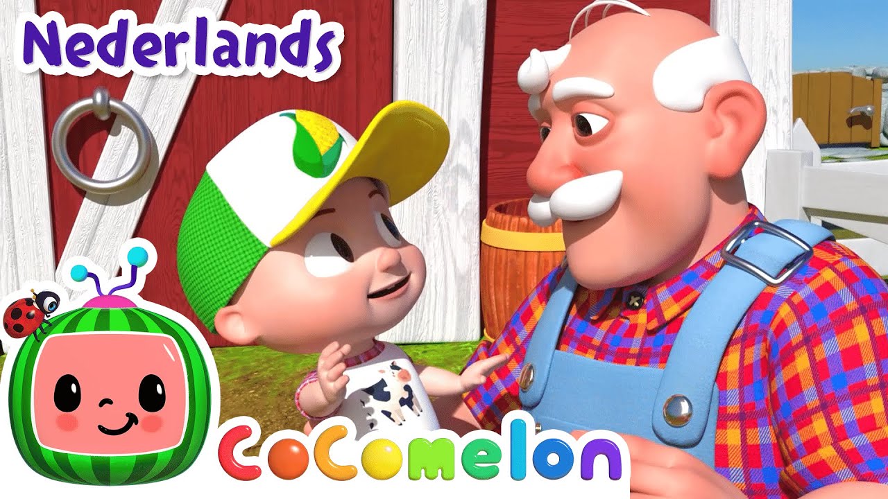 Op mijn Opa's Boerderij | CoComelon Nederlands - Kinderliedjes