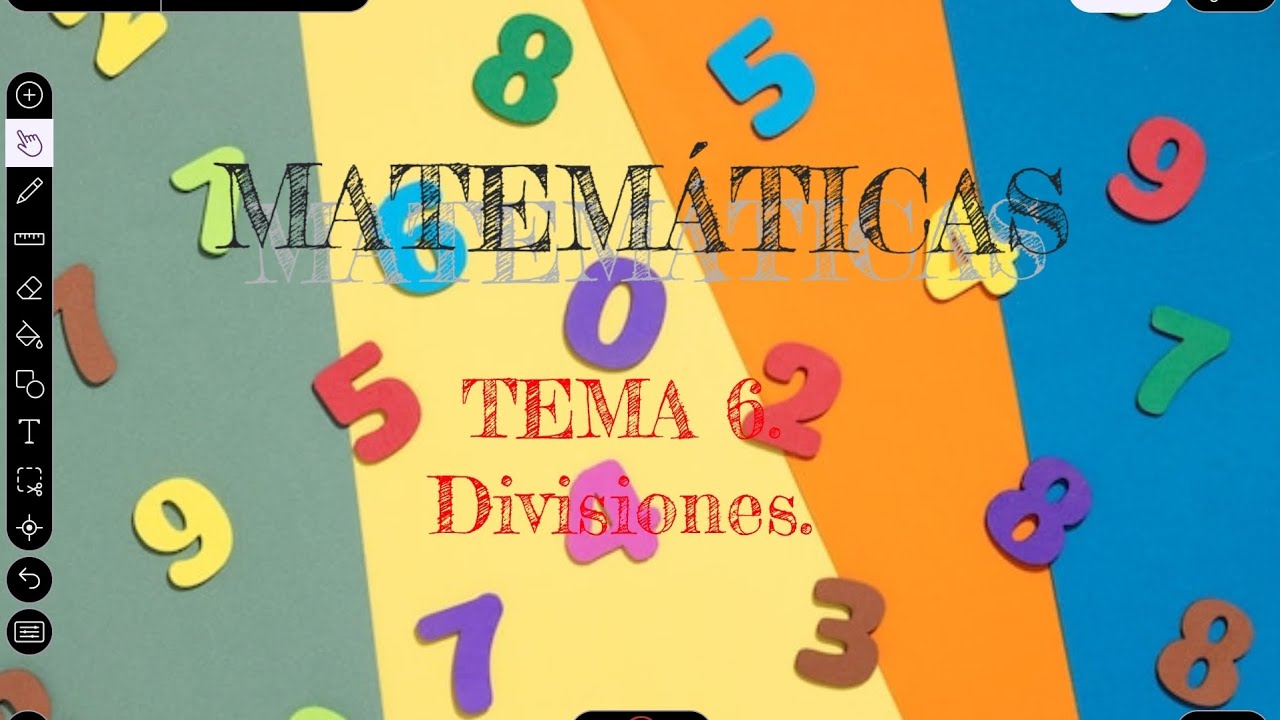 Matemáticas Tema 6. Divisiones.