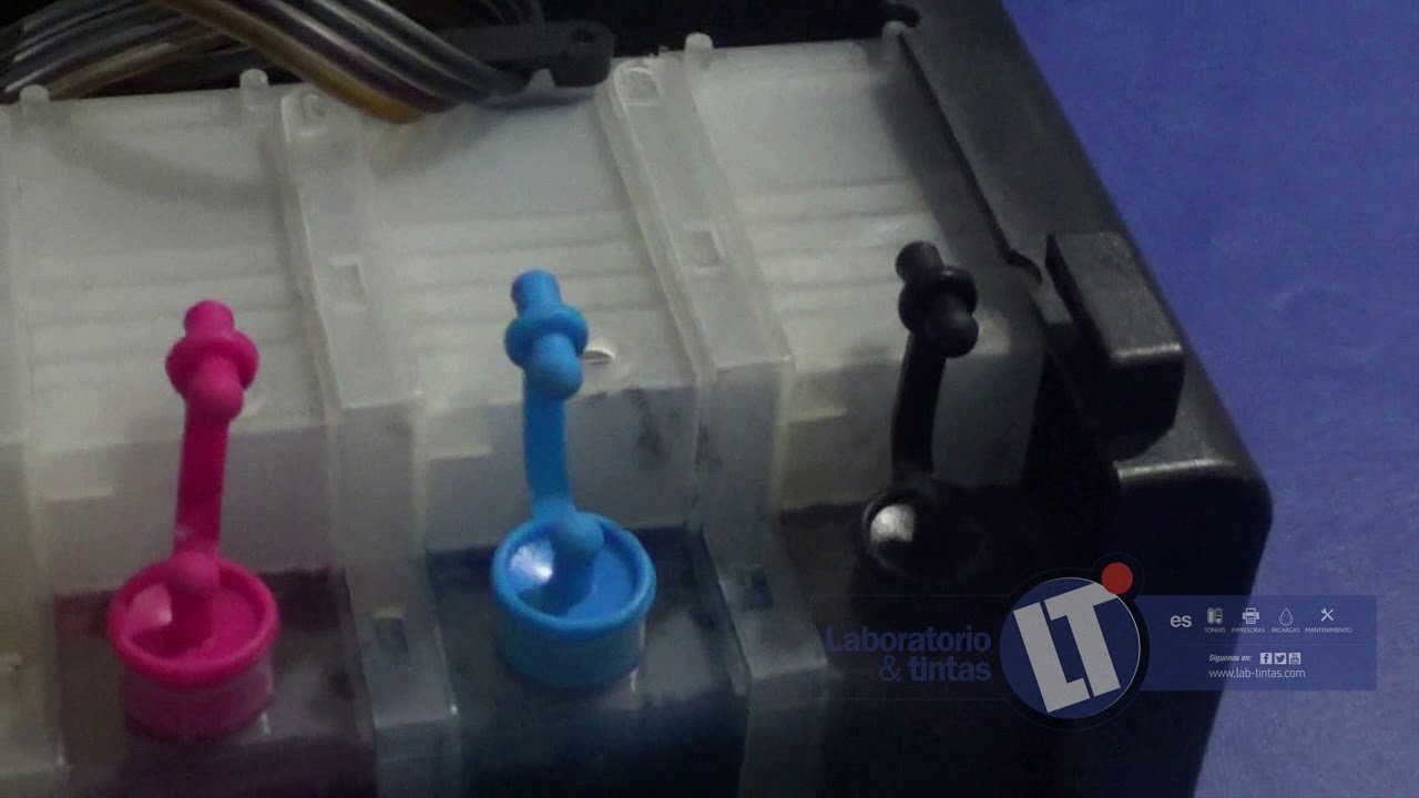 impresora epson WF 2750 con sistema continuo, mantenimiento, modo de uso