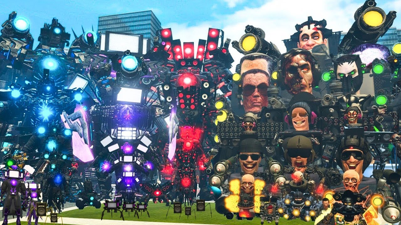 SKIBIDI TOILET SUPREME BOSSES vs TITAN CAMERAMAN, TV MAN & SPEAKERMAN – ULTIMATE WAR in GARRY’S MOD!