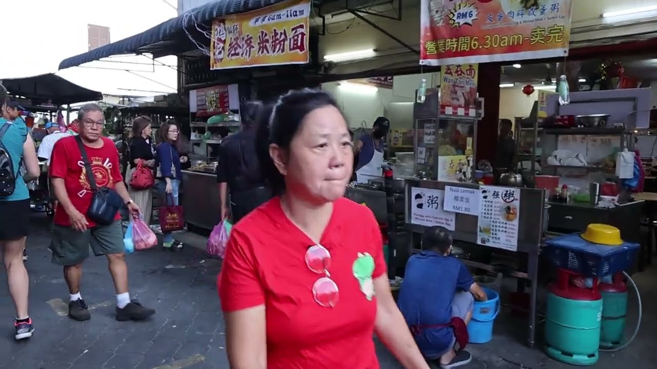 Malaysia walkabout, Penang Chowrasta Market, 06/2024