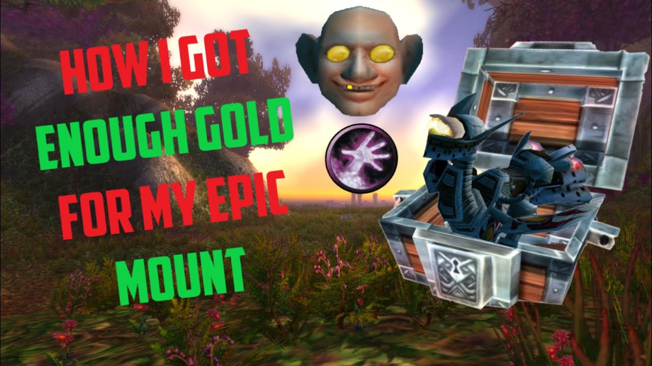 How Did I Make Gold For My Epic Mount? Solo Farming TIps + Tricks/ Maraudon Warlock Route!