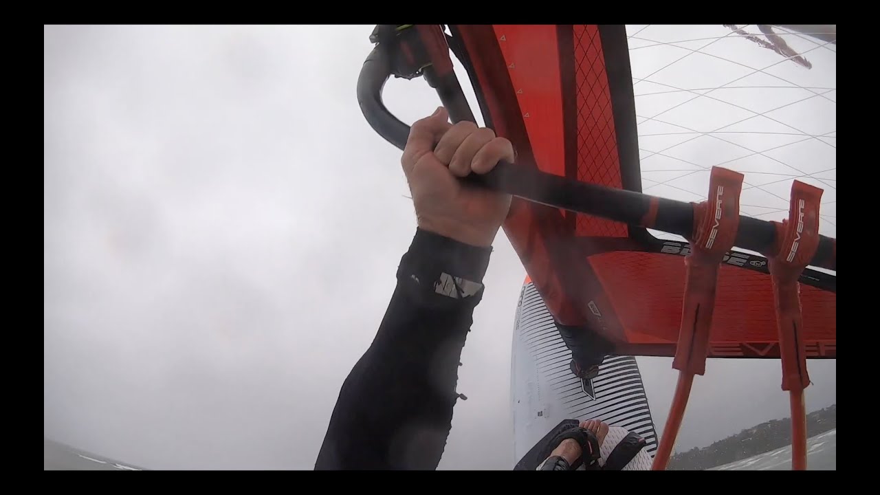 Windsurfing Snells Beach 300423. Severne Nano 92, Blade 4.2