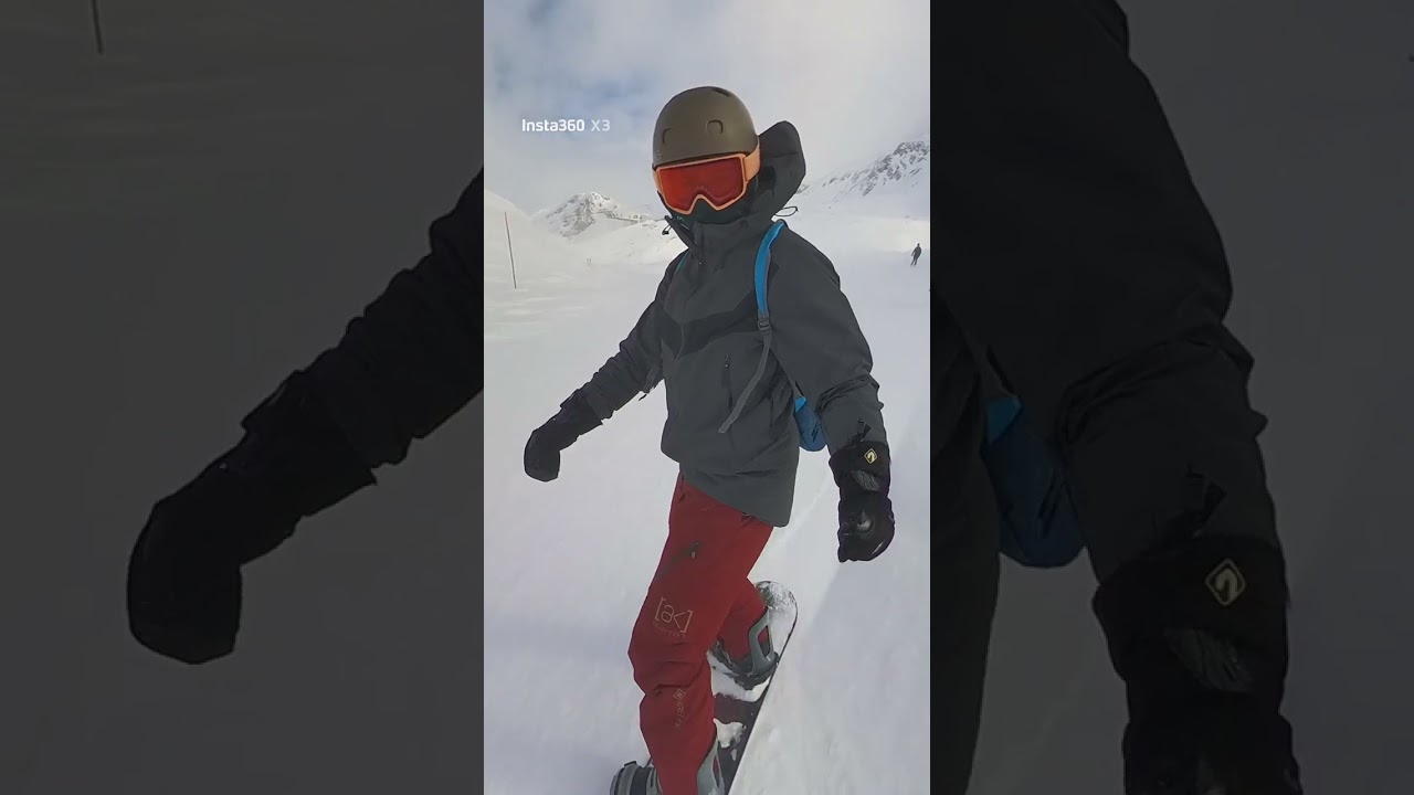Ski and snowboard on the Tete Rond Blue Run in Val Thorens, February 2026