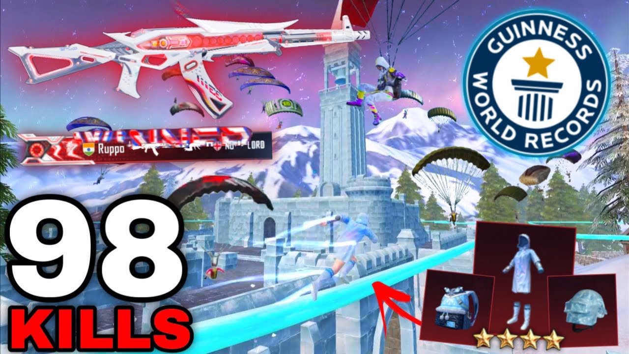Wow!!😍 NEW BEST SOLO RUSH GAMEPLAY W/ GLACIER SET😈 LIVIK KILL RECORD in 3 MATCH 30+33+35🔥 PUBGM