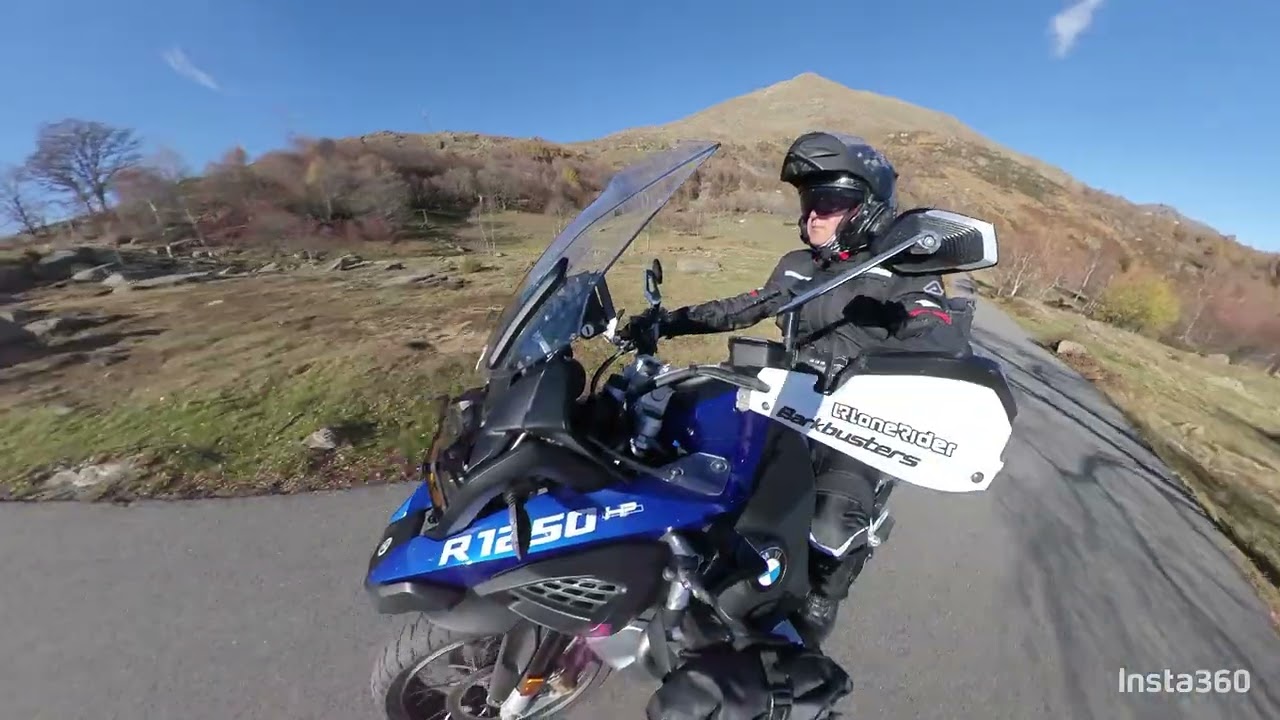 Pian del Lupo in moto.