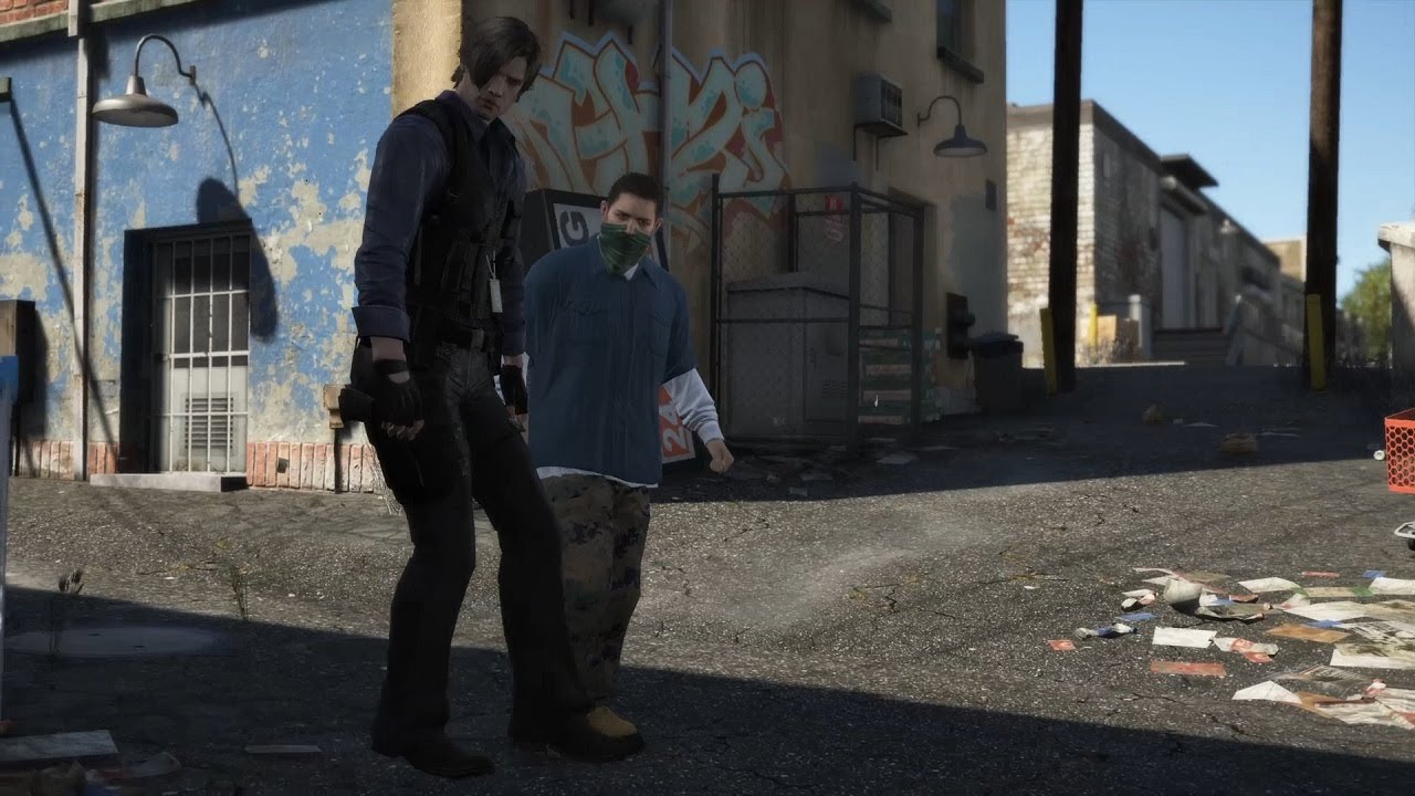 GTA 5 - Modded Cutscenes - Resident Evil Edition