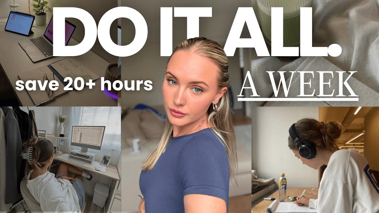 HOW TO MAKE TIME FOR EVERYTHING (seriously): anti-procrastination routine, time management