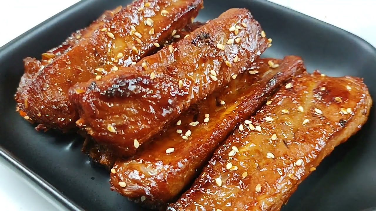 秘制烤排骨，排骨最好吃的做法之一，一定要学会它！