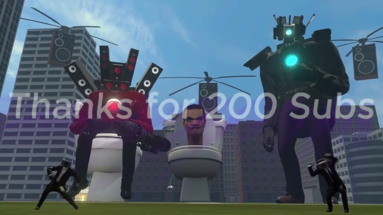 skibidi battle 200 subs special