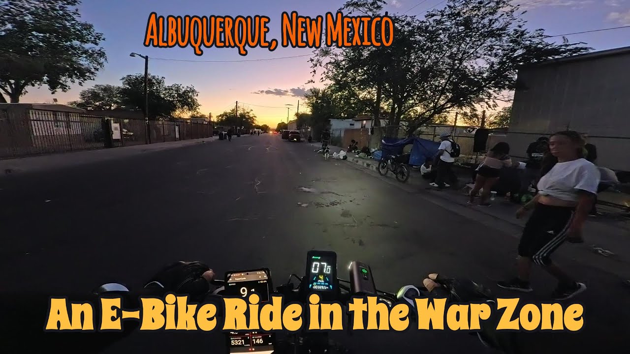An E-Bike Ride in the War Zone - Albuquerque, NM