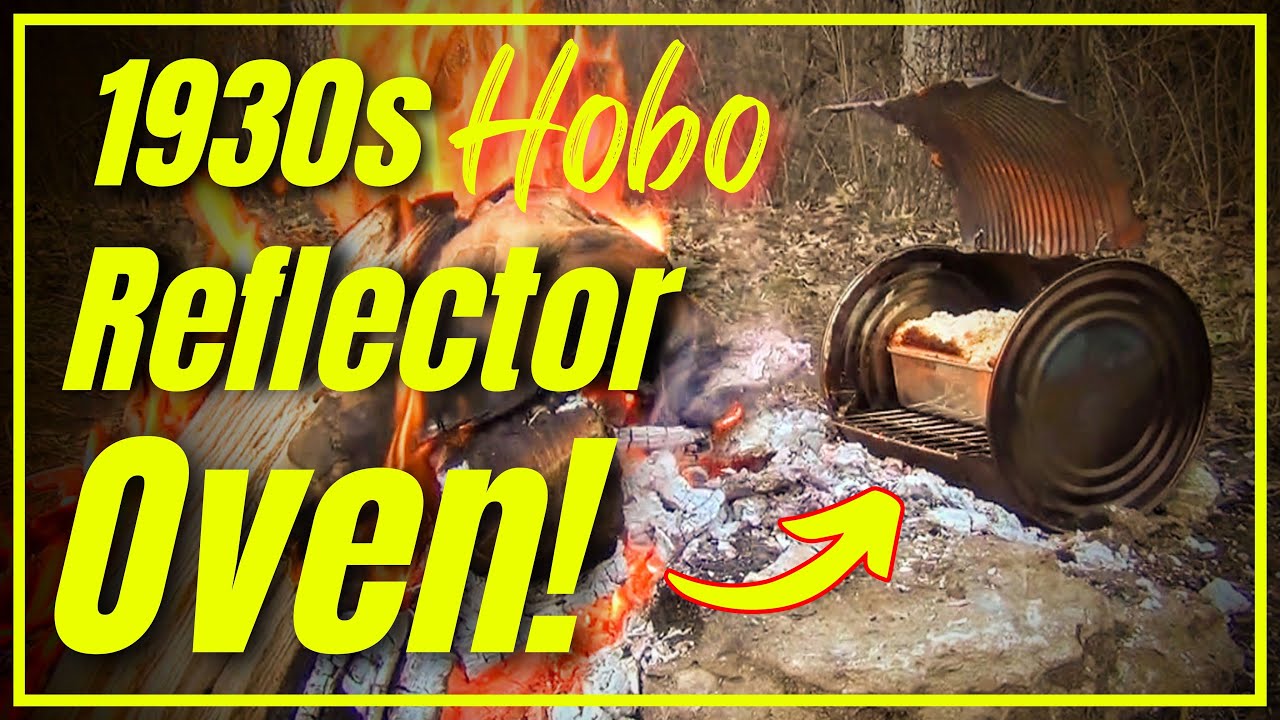 1930s Hobo Reflector Oven 🔥 DIY Campfire Baking with a Tin Can!