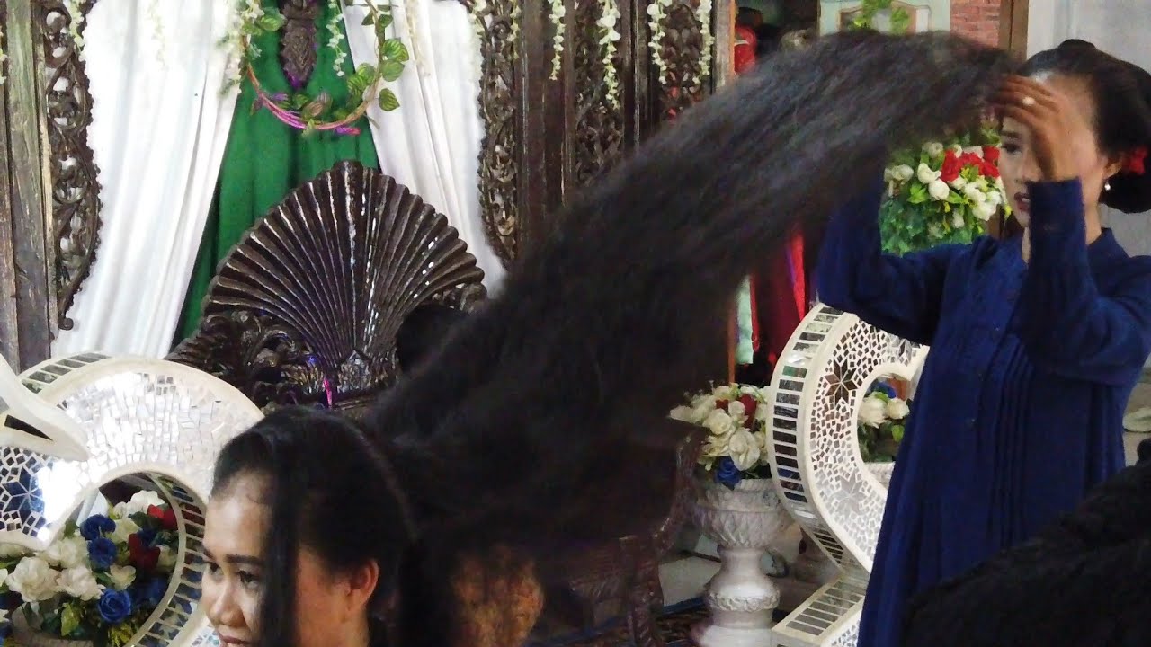 Pasang SANGGUL JAWA ( Solo) Rambut Panjang || Yuni Sigit Pelaminan
