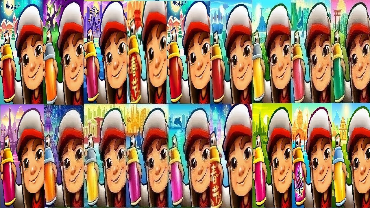 Subway Surfers Paris VS Beijing Venice Beach Buenos Aires Iceland Tokyo Chicago Saint PeterSBurg