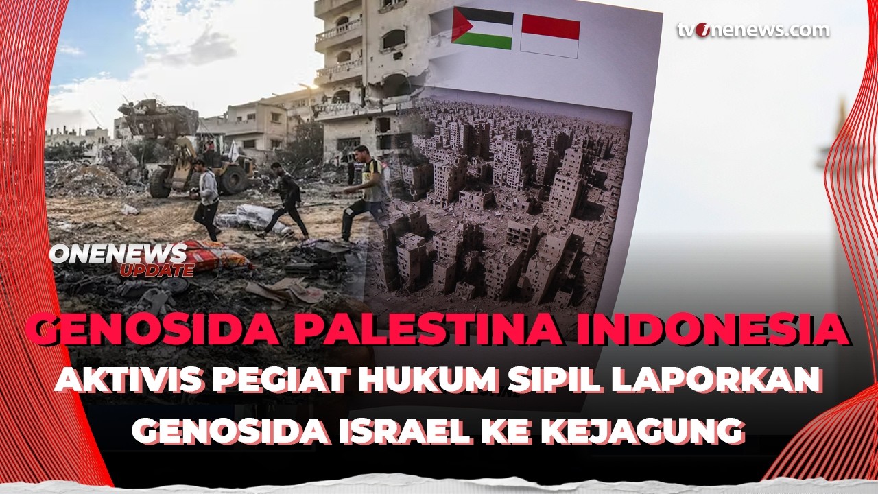 Aktivis HAM Laporkan Dugaan Genosida Israel ke Kejaksaan Agung | OneNews Update