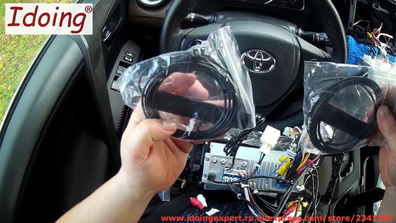 Установка Автомагнитолы Idoing 10,2