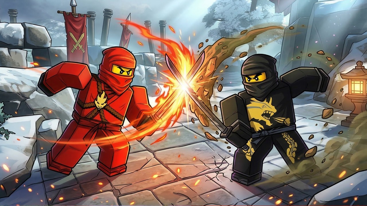 Ninjago добавили в Roblox Dueling Grounds..?