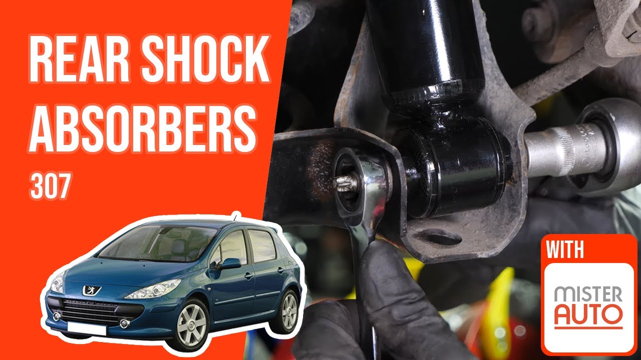 How to replace the rear shock absorbers Peugeot 307 ➿