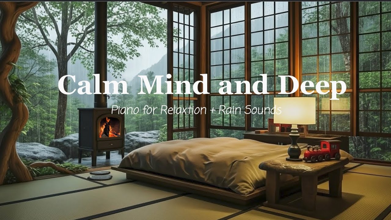 Whispers in the Rain 🌧️ | Beautiful Relaxing Spa Music | Calm Piano & Deep Sleep