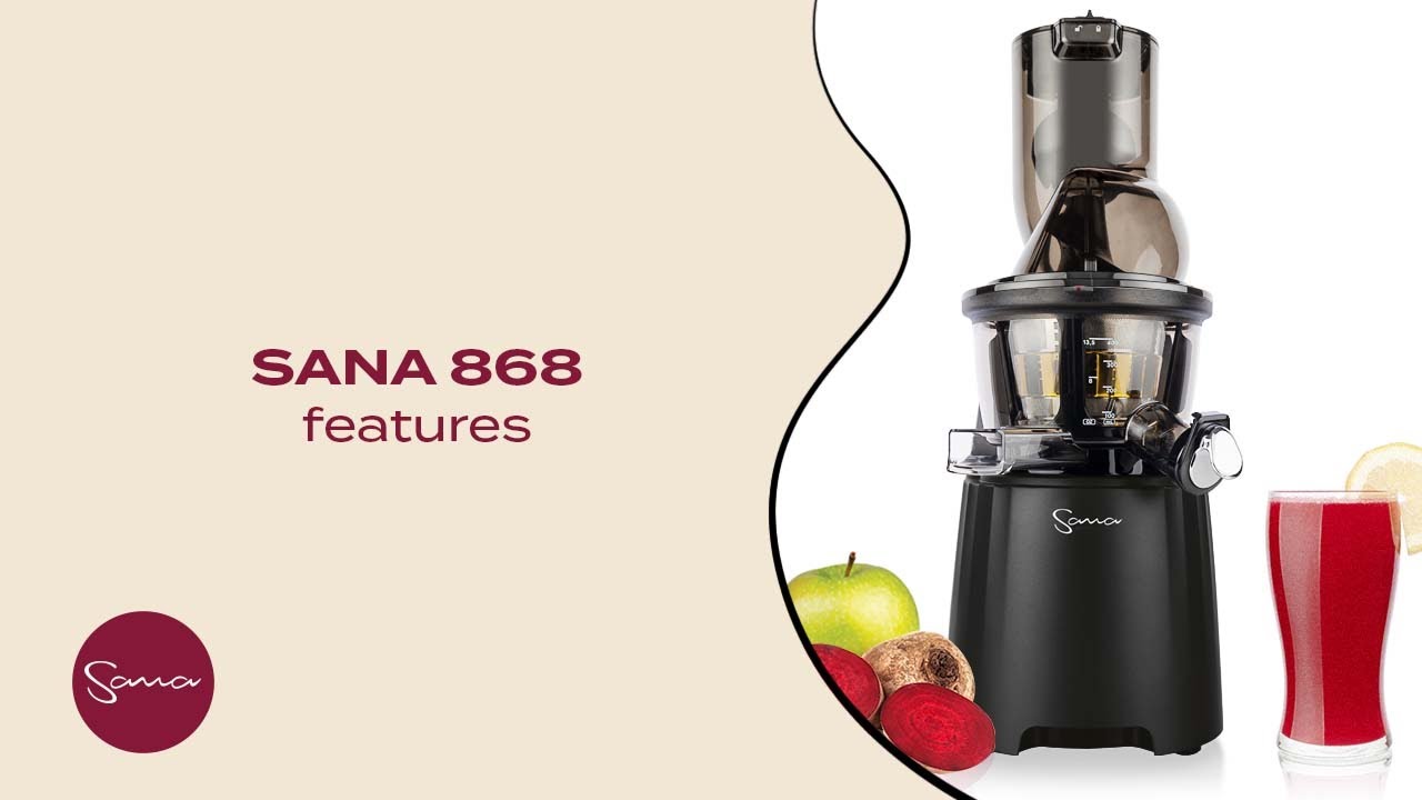 Sana 868 wide-mouth vertical juicer