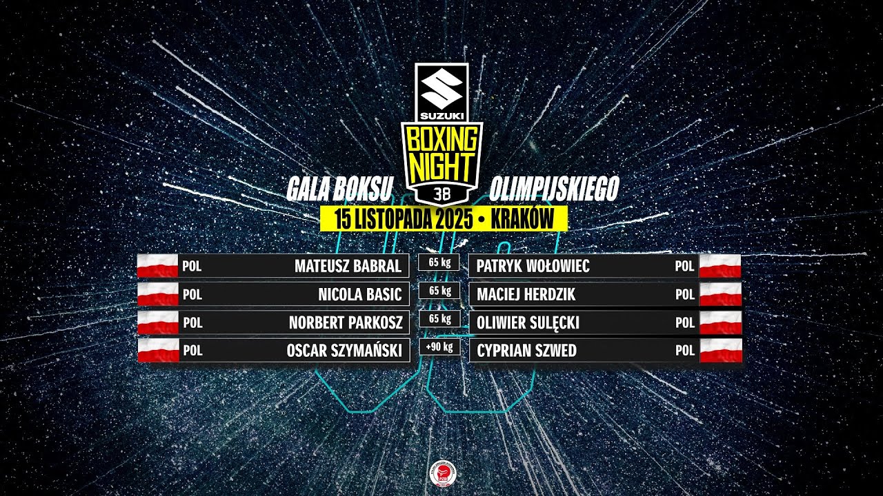 Suzuki Boxing Night 38 - walki przedtelewizyjne