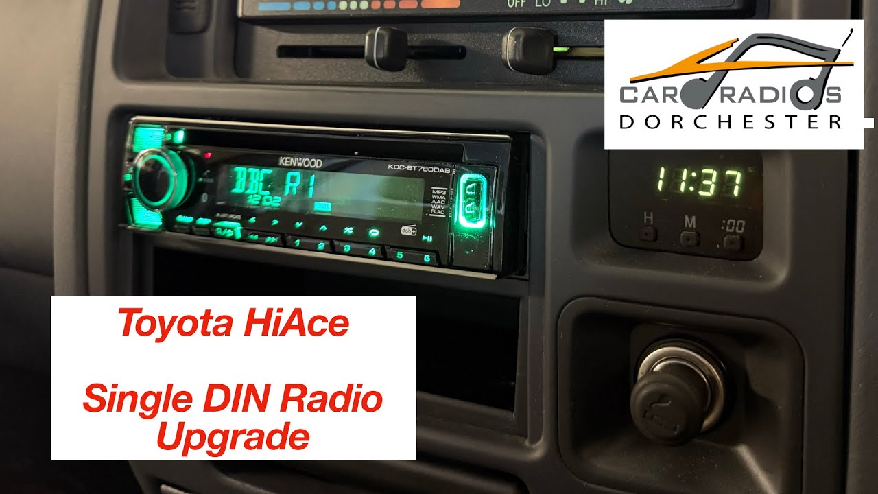 Toyota HiAce Kenwood Radio Upgrade
