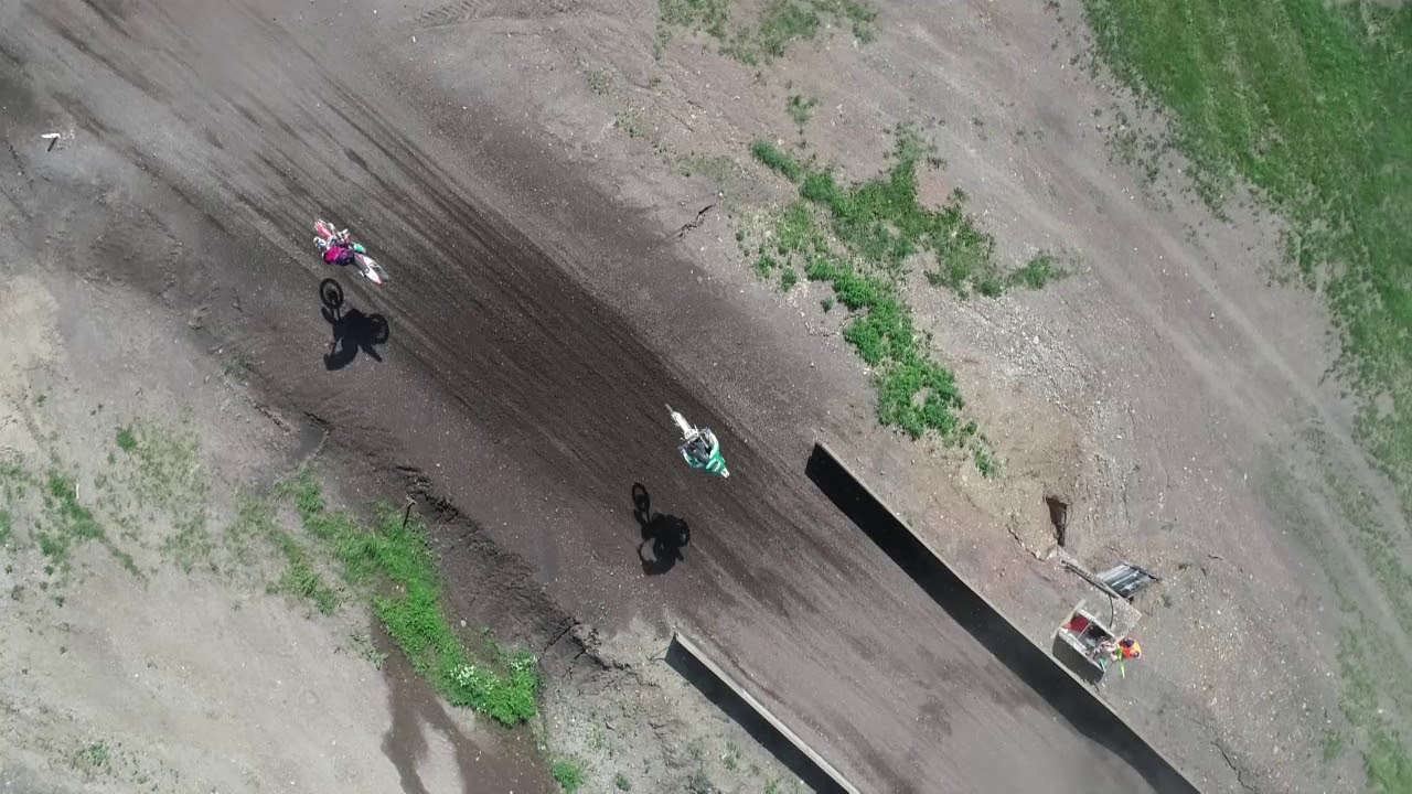 Falk&ouml;pings Motorstadion. Seriemotocross den 6 juni 2019
