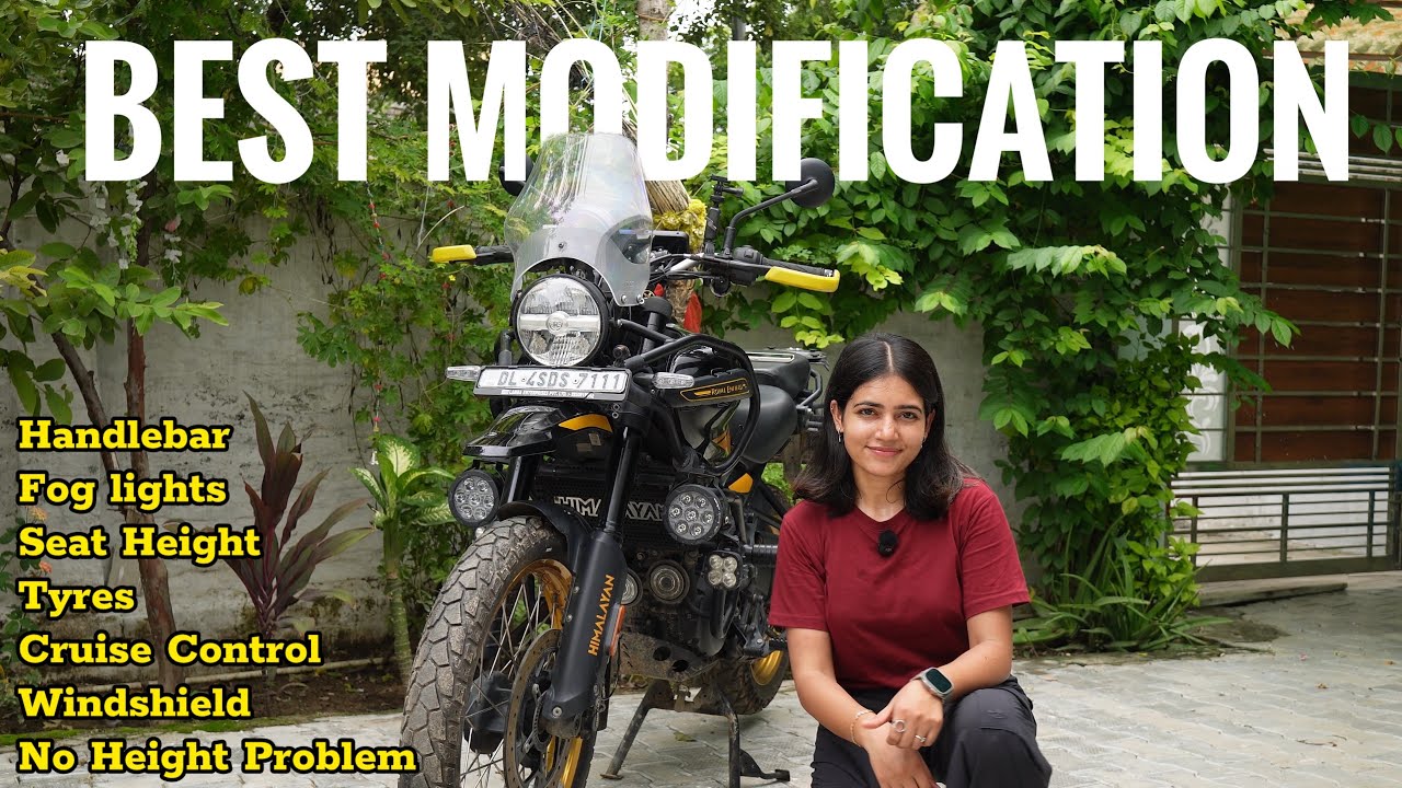 HIMALAYAN 450 BEST ACCESSORIES & MODIFICATIONS | WORTH 1 LAKH | 25000 KMs 