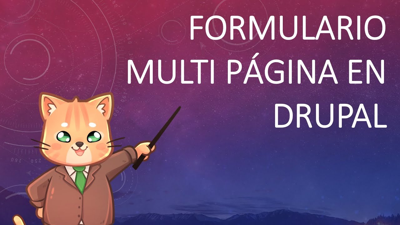 Como crear un formulario multi pagina por codigo en Drupal