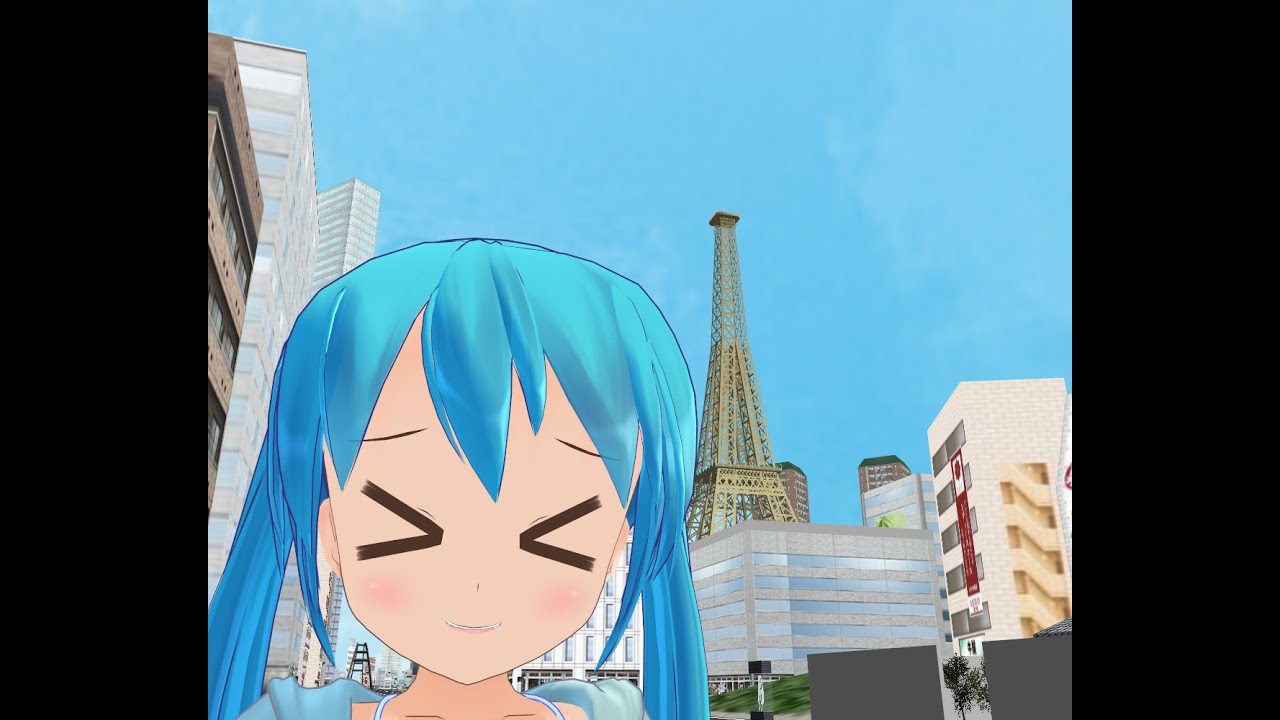 Chibi Miku Growth in the City