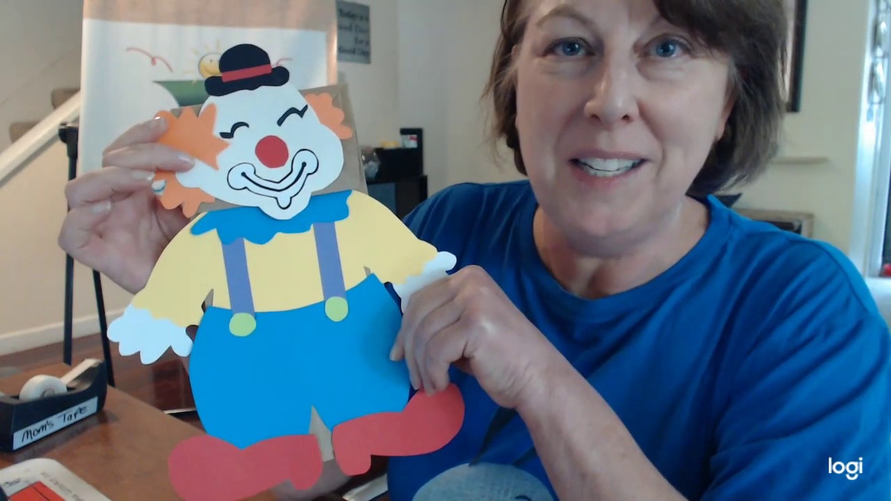 Kidfunideas.com Clown Paperbag Puppet - A super fun and easy craft tutorial for kids