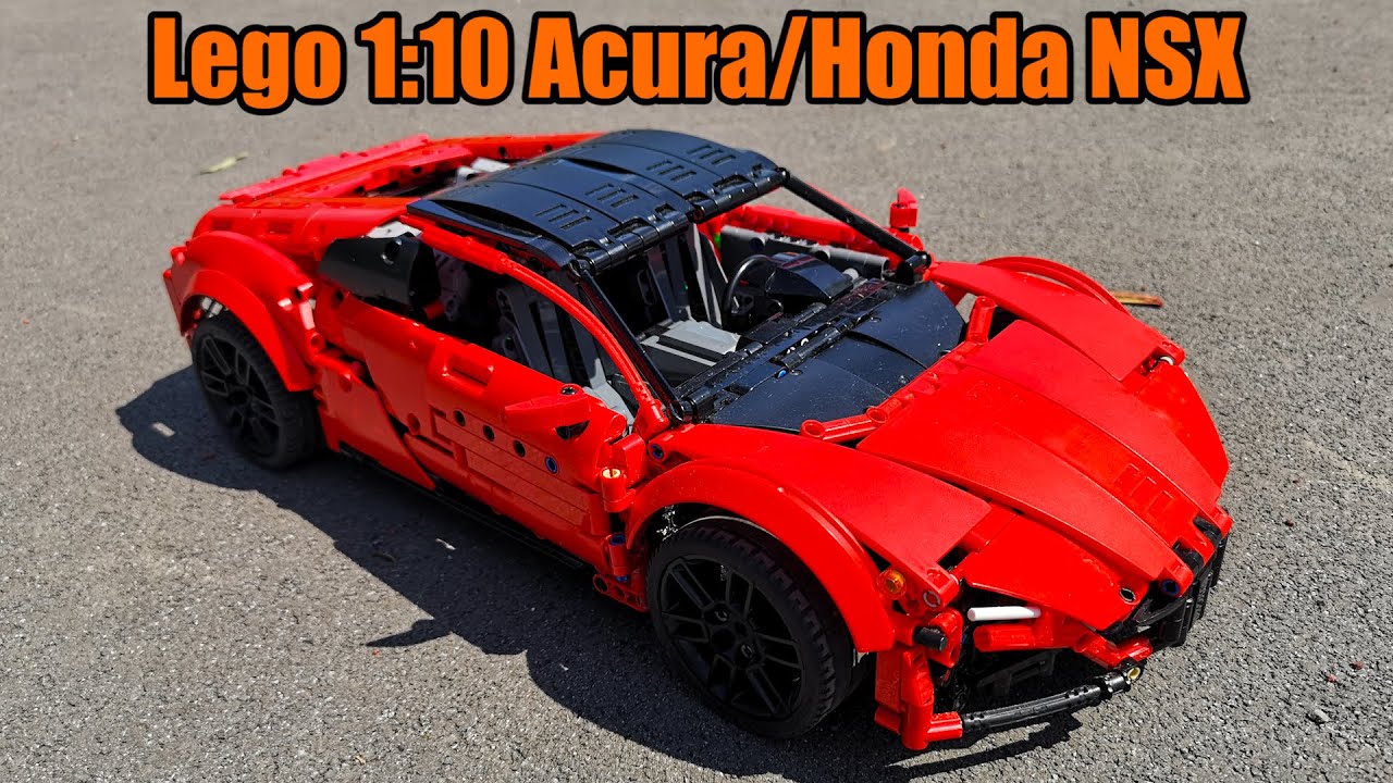 LEGO Motorized 1:10 scale Acura/Honda NSX Supercar
