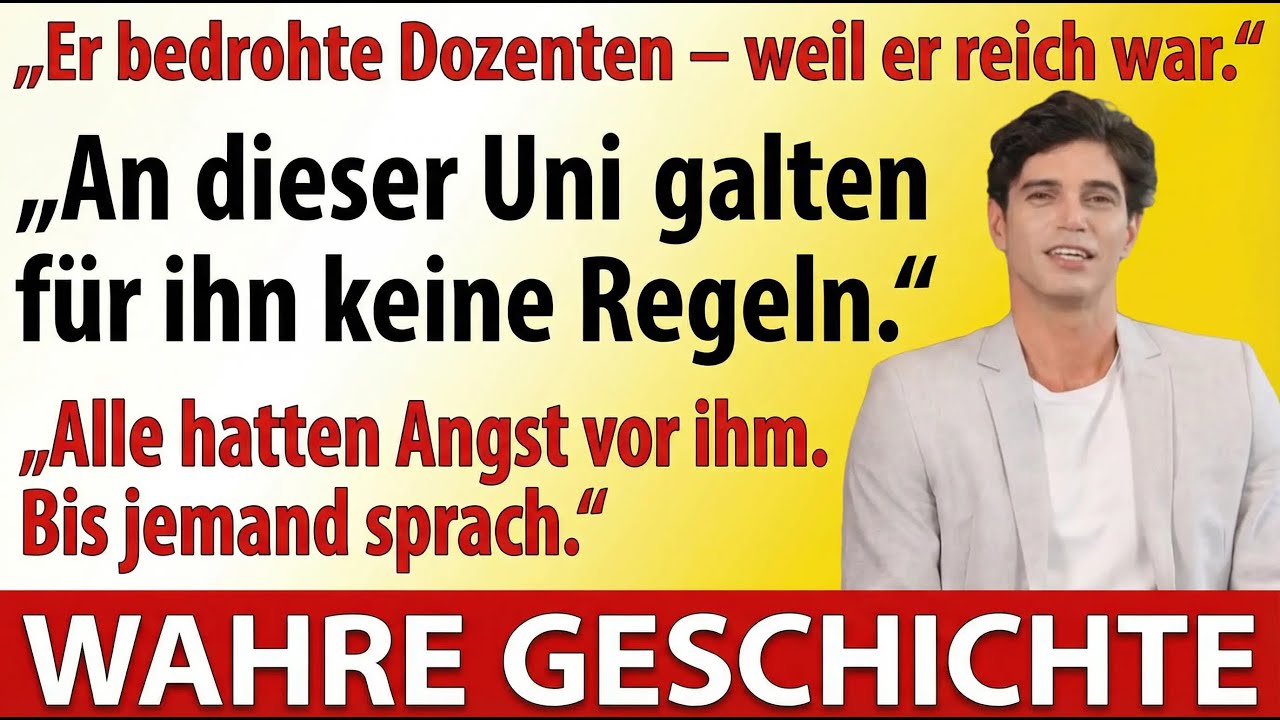 „An dieser Universität war Geld mächtiger als Recht“