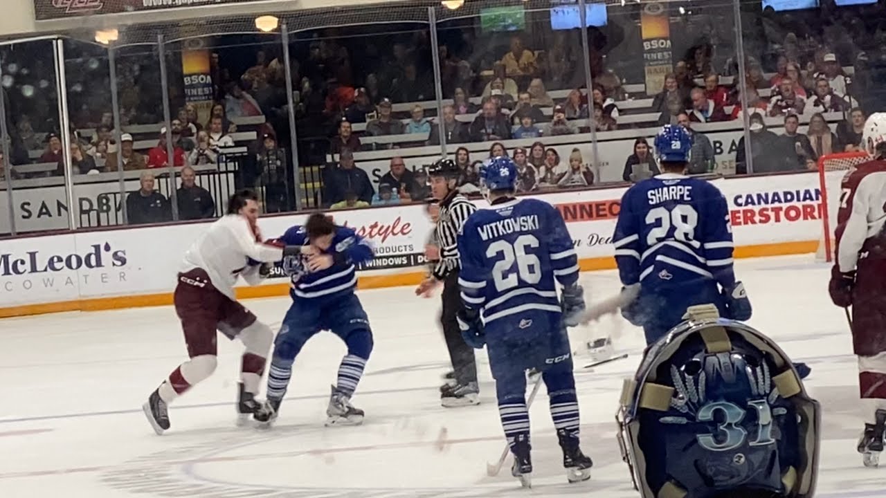 Konnor Smith vs Porter Martone (OHL FIGHT)