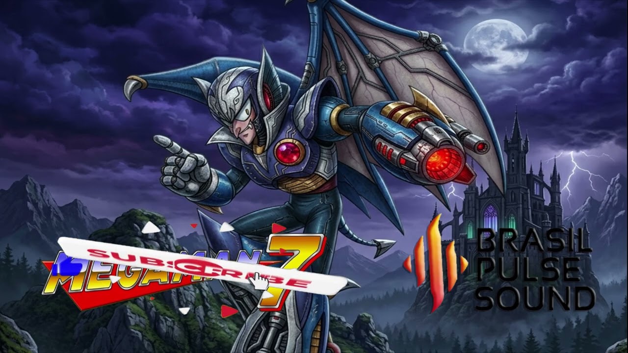 [ BRASIL PULSE SOUND ] Mega Man 7 - Shade Man Stage (Horror Fortress)