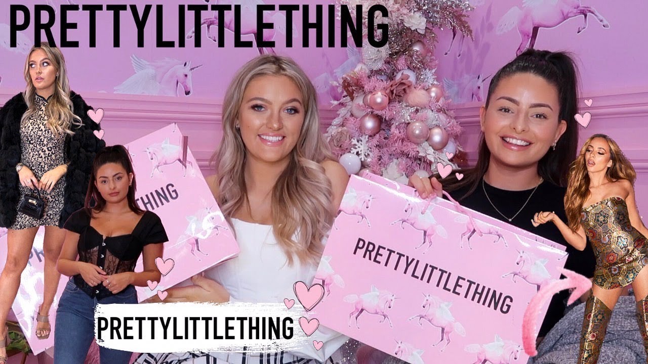 HUGE PRETTYLITTLETHING WINTER HAUL & TRY ON!!!! MANCHESTER HQ FT MY BESTIE!!!