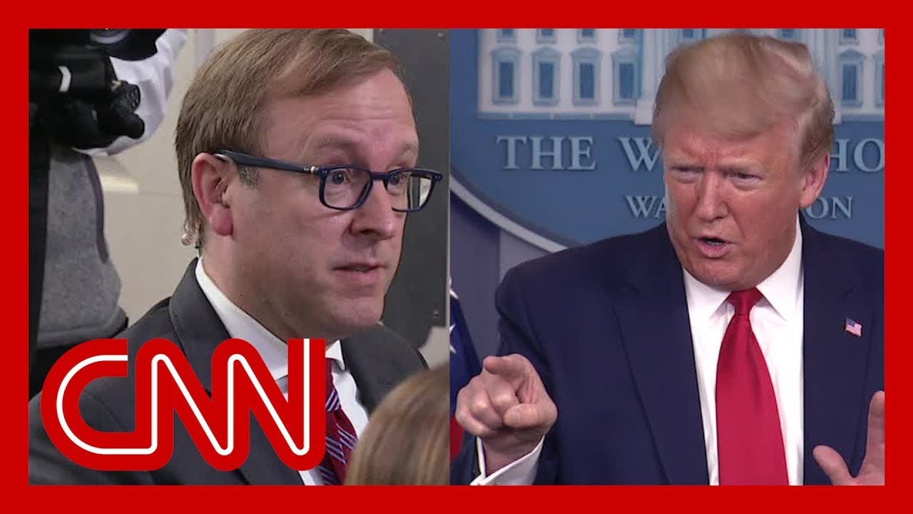 Trump berates reporters when asked about report by his official