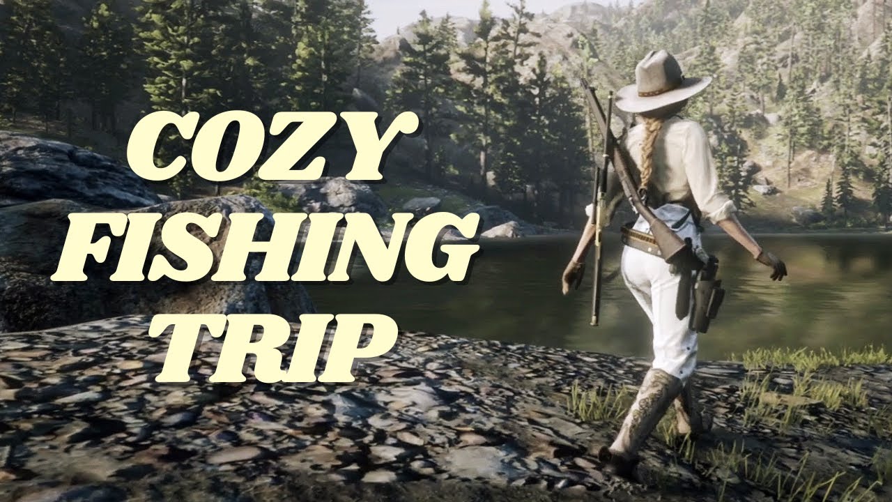 Red Dead Online ASMR 🎣😴 Fishing with Soft Spoken, Inaudible, and Unintelligible Whispers
