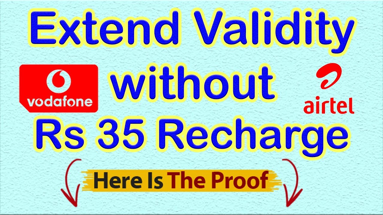 [EXPIRED] Extend Validity without Rs 35 Recharge Airtel - With Proof | Som Tips