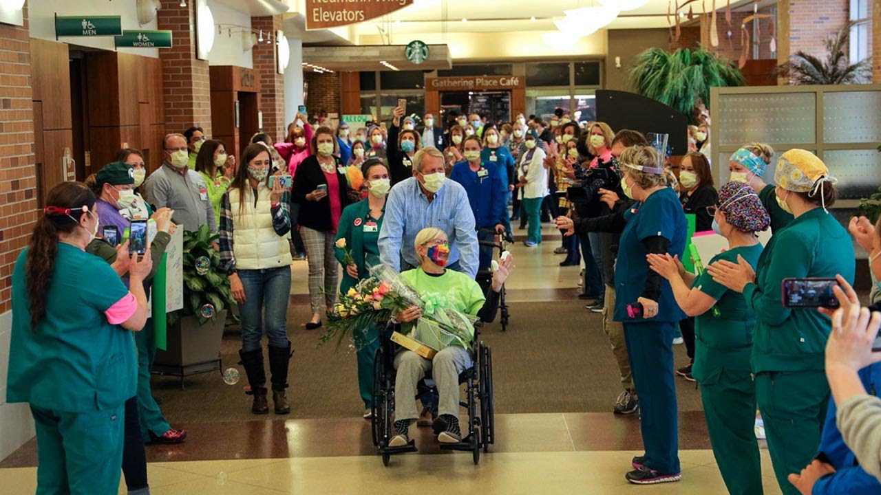 Sparrow Hospital's first COVID-19 patient returns home