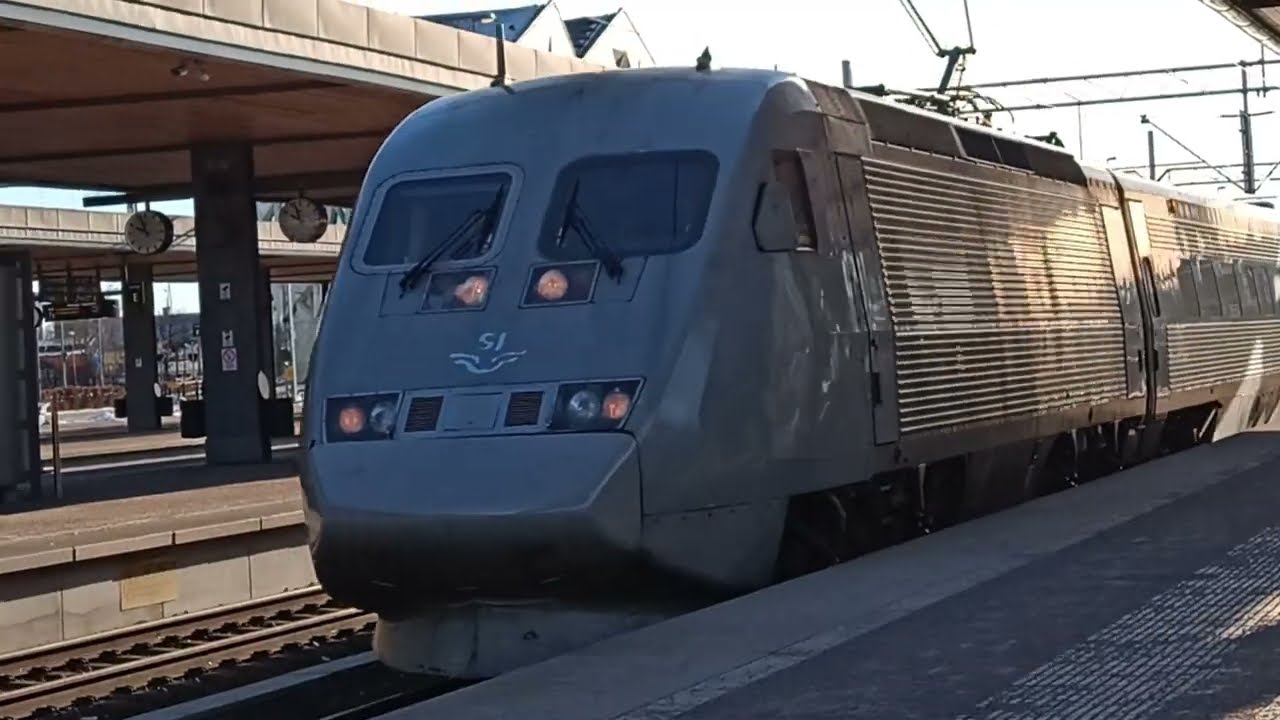 tåg i Uppsala Februari 2024