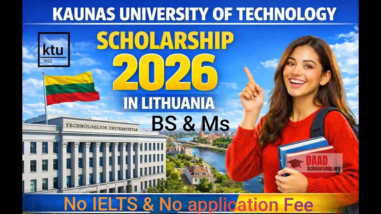 (KTU) University Scholarship in Lithuania| BS, BDS, Ms and PhD| No IELTS 