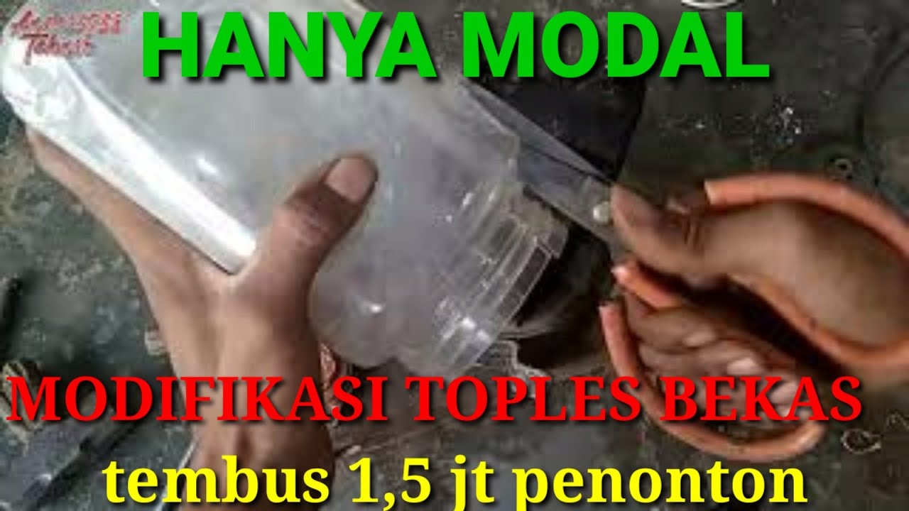 WOWW. ,,pompa air jadi super kencang, hanya dengan toples bekas yg di modifikasi ,,.