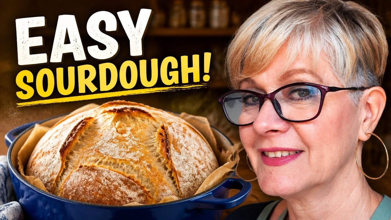 Sourdough Bread - Two options: Dutch Oven or Bread Pan   #sourdough #bread #baking