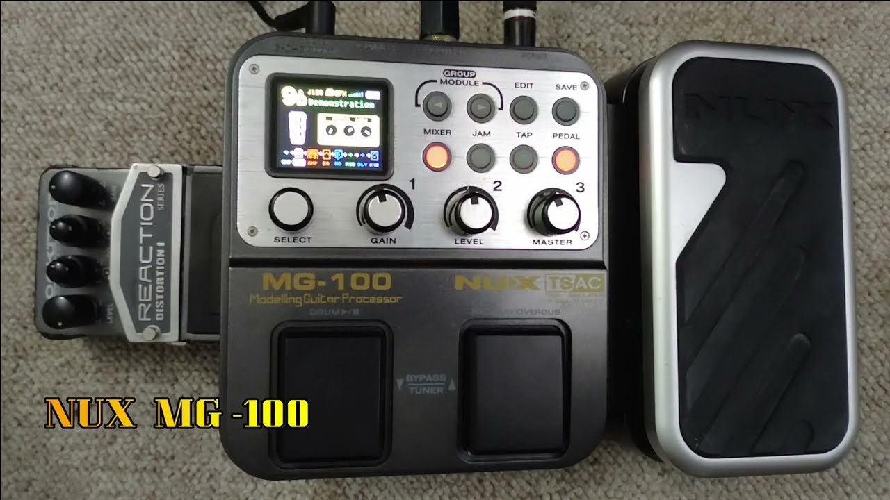 NU-X  NUX MG 100 PEDALERA MULTIEFECTOS #distortion #overdrive #nuxefx #distorsion  #guitarra