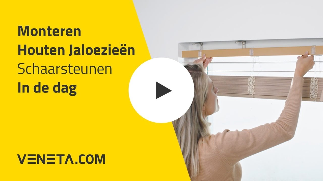 Monteren Houten Jaloezieën Harmony Met Schaarsteunen – In de dag » Veneta.com