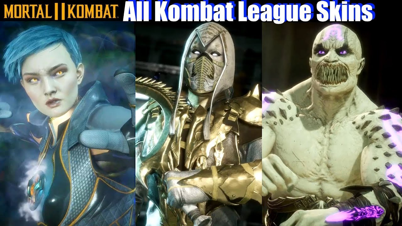 MK11 All Kombat League Skins (All Seasons Rewards) - Mortal Kombat 11