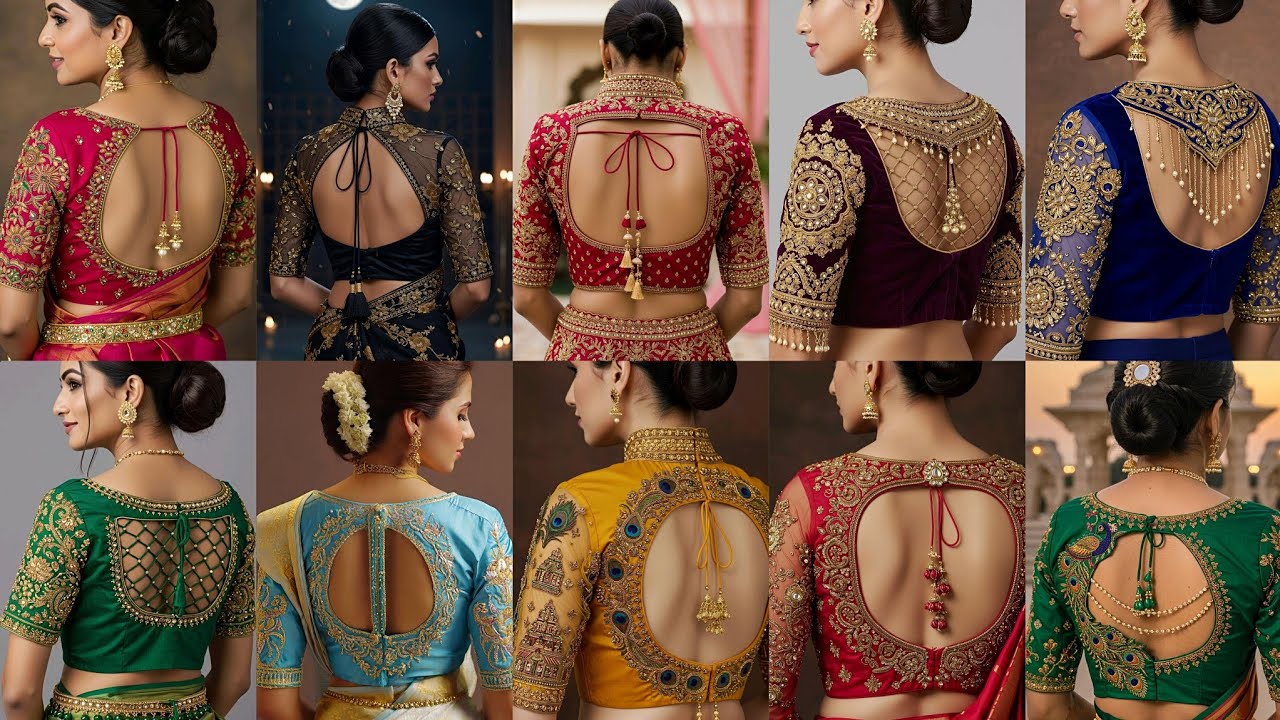💯 Blouse Back Neck Design For New Model/ Back Neck Design For Blouse/ Party Wear New Designs 2026🔥 
