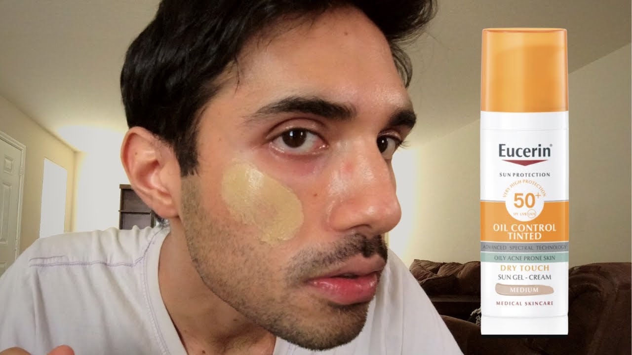 Tinted Sunscreen Trial: Eucerin Sun Oil Control in Medium Shade