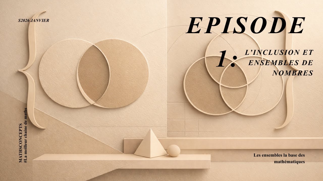 Épisode 1 des ensembles : l’inclusion de deux ensembles 